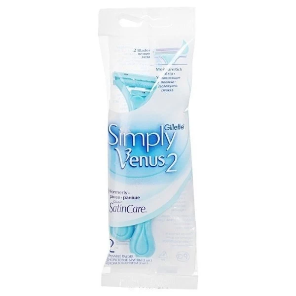 Одноразовые станки Gillette Simply Venus 2 2шт