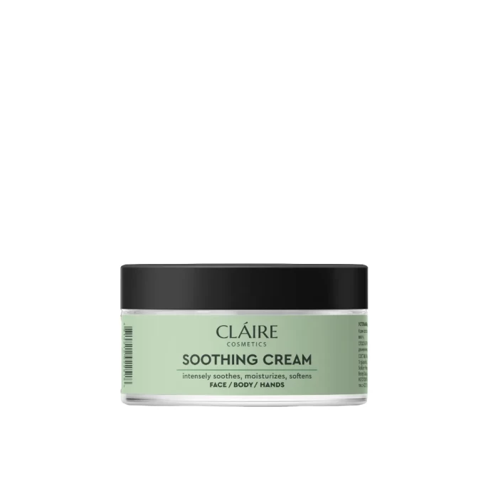 Успокаивающий крем Claire для лица, тела и рук SOOTHING CREAM 200мл