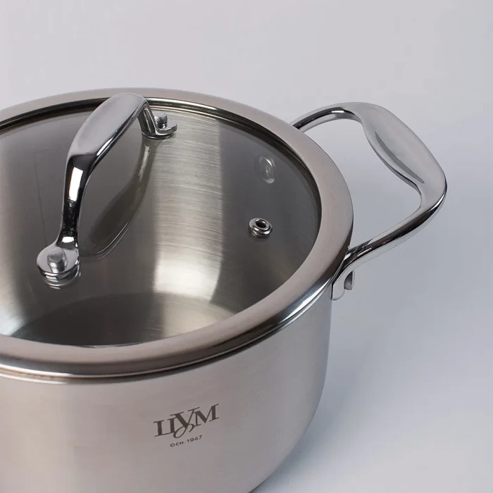 Кастрюля с крышкой ТМ "ЦУМ" MSF-8221, от 2 до 5 л.