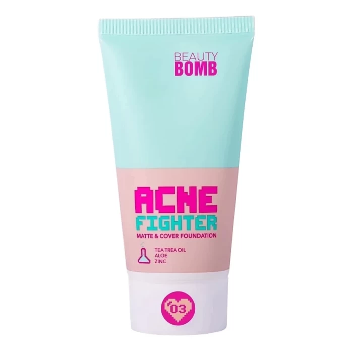Тональный крем Beauty Bomb Matte cover foundation Acne Figher 25мл