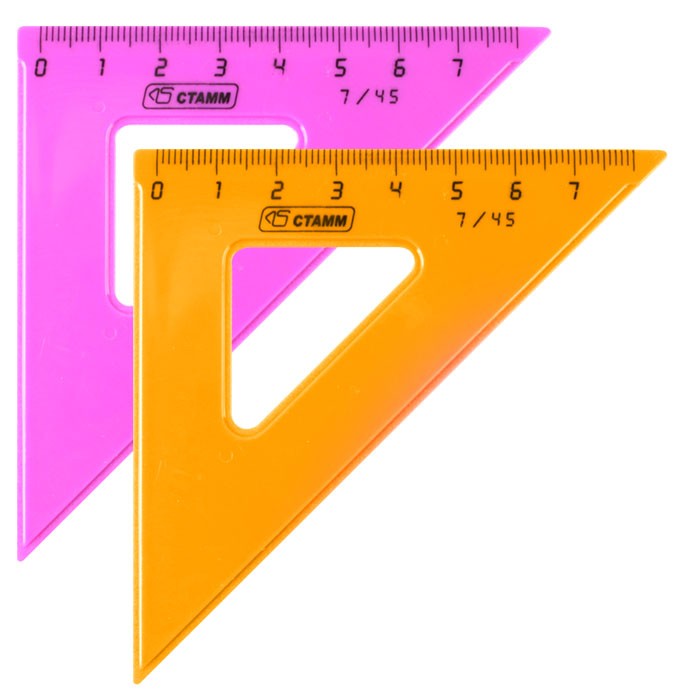 Треугольник 7см 45° Neon Стамм арт. ТК22