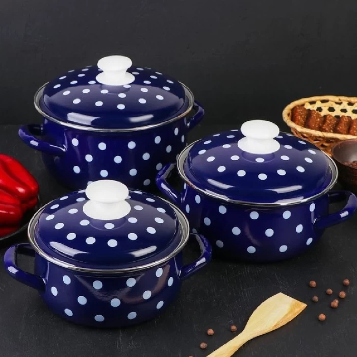 Набор кастрюль КМЗ Моника-3-1 3пр