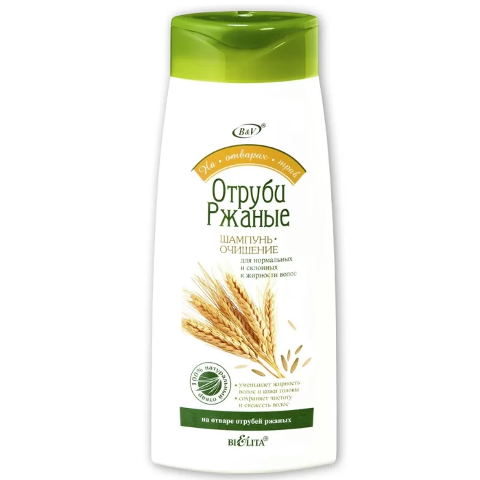 Шампунь для волос Белита На отварах трав Отруби Ржаные 480мл