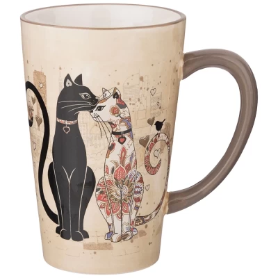 Кружка Agness Парижские коты 358-1749 530 мл
