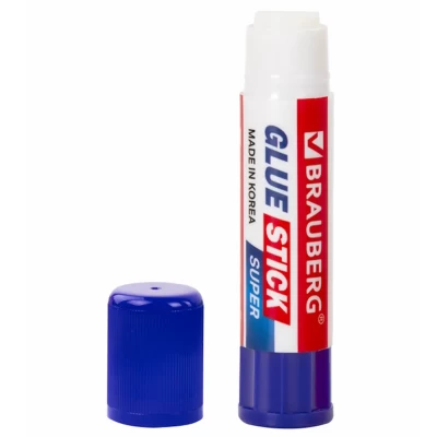 Клей-карандаш 15 г BRAUBERG SUPER арт 229541