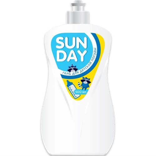 Гель для мытья детской посуды "Sunday" 500 мл
