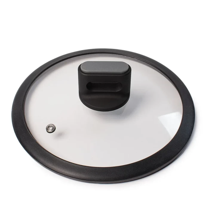 Кастрюля черная со съемными ручками и крышкой ТМ "ЦУМ" 2.4 л 