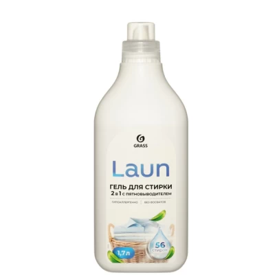 Гель для стирки Grass Laun 2 в 1 с пятновыводителем 1.7л