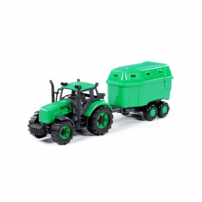 Трактор &quot;Прогресс&quot; с прицепом Полесье арт. 91482