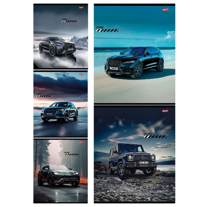 Тетрадь ПрофПресс Микс авто-2 48л