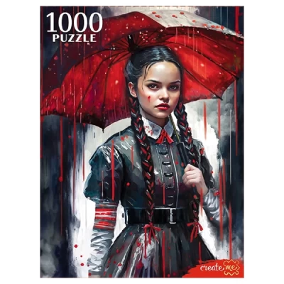 Пазл TOPpuzzle Девушка с красным зонтиком 1000 элементов