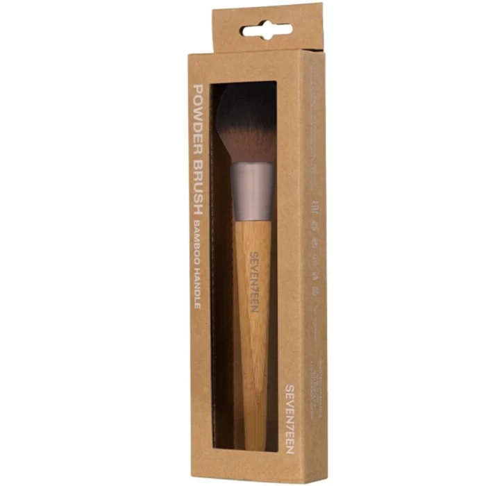 Кисть для пудры Seventeen powder brush bamboo handle