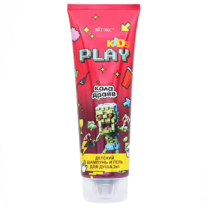 Шампунь и гель для душа Витэкс Kids Play 2в1 Кола драйв 250мл