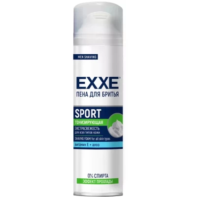 Пена для бритья Exxe Sport тонизирующая 200мл