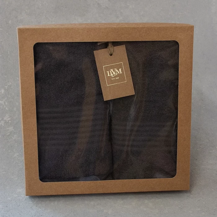 Набор полотенец махровых ТМ "ЦУМ" серый