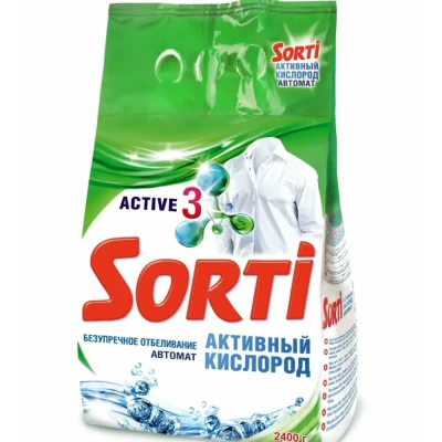 Стиральный порошок Sorti автомат Активный кислород 2,4кг.