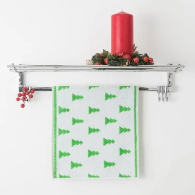 Полотенце махровое Privilea &quot;Новый год&quot; 50х30 см