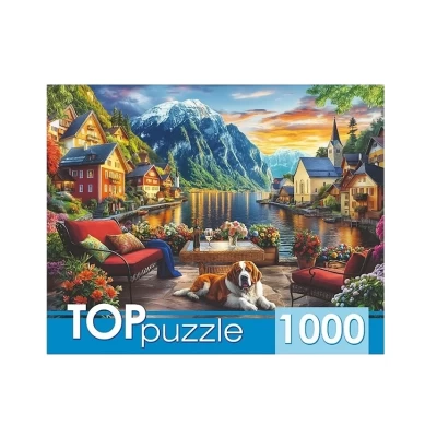 Пазл Рыжий кот Закат в Гальштате 1000 элементов