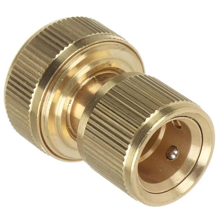 Коннектор c аквастопом для шланга Inbloom Prof+ MY-304