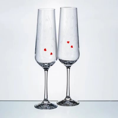 Набор бокалов для шампанского Sparkly Love 2шт 200мл