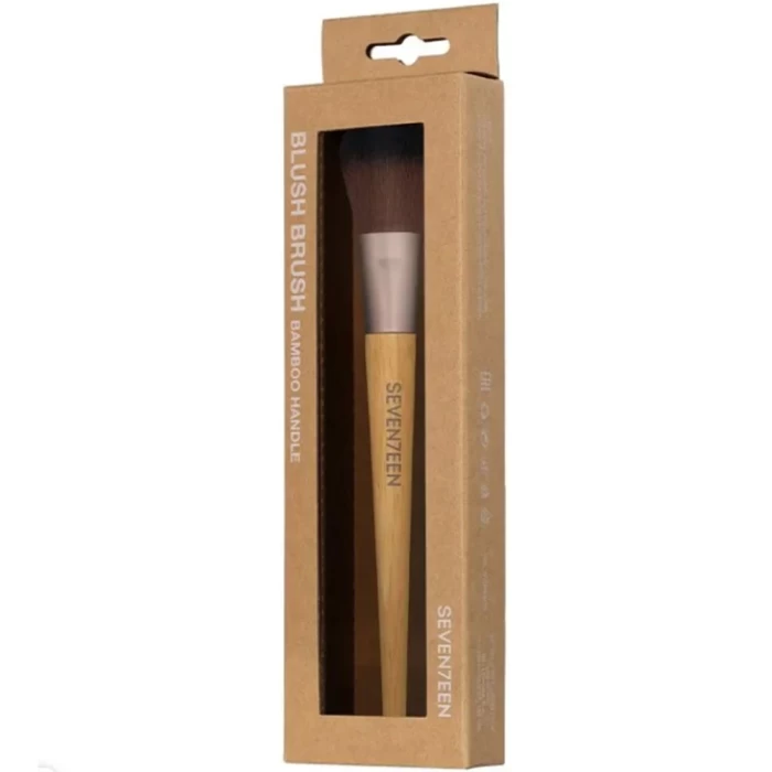 Кисть для румян Seventeen blush brush bamboo handle