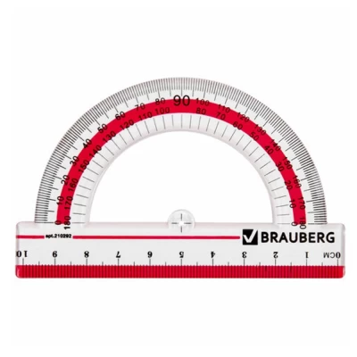 Транспортир Brauberg 210292