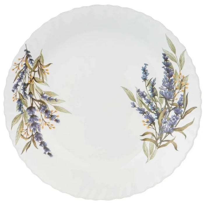 Тарелка обеденная Agness Lavender field 25см