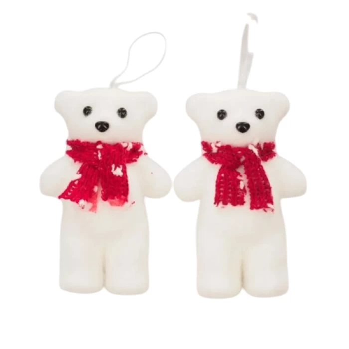 Новогоднее украшение Ausini Медведь 2шт V5168