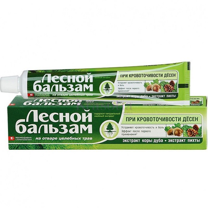 Зубная паста Лесной бальзам При кровоточивости десен 75 мл