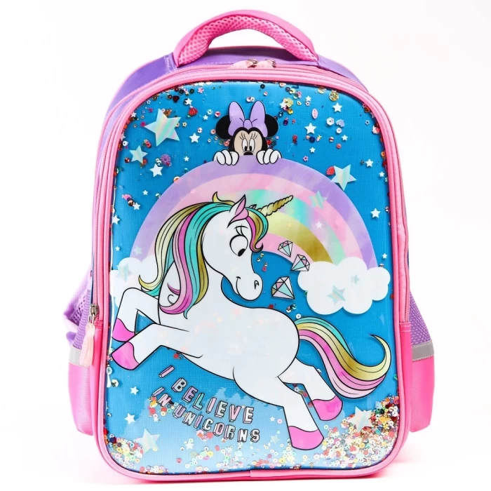 Рюкзак для девочки Disney Минни Маус и единорог 7557269