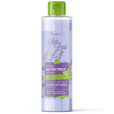 Гель для душа Белита-М Антистресс с эфирными маслами лаванды и меллиссы SPA Land 400г