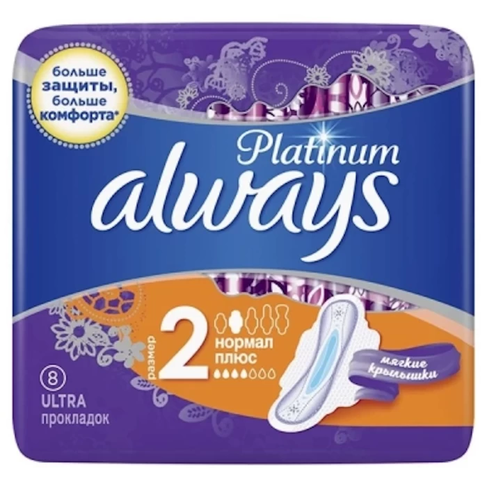 Прокладки Ultra Platinum Normal Plus Duo 8шт