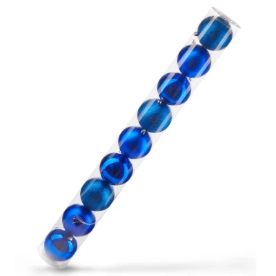 Набор шаров новогодних Ausini VT25-04010-4 синий 9шт