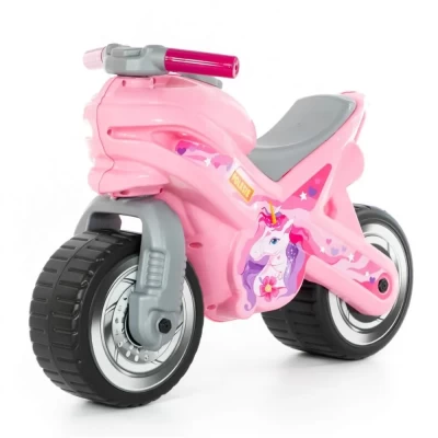 Каталка-мотоцикл МХ розовая