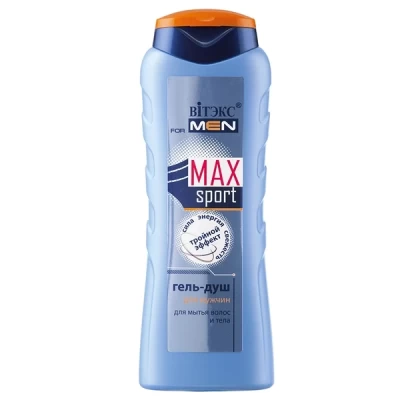 Гель-душ для мытья волос и тела Витэкс Max Sport 400мл