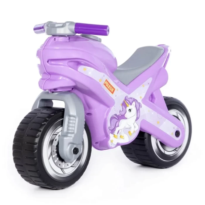 Каталка мотоцикл МХ сиреневая