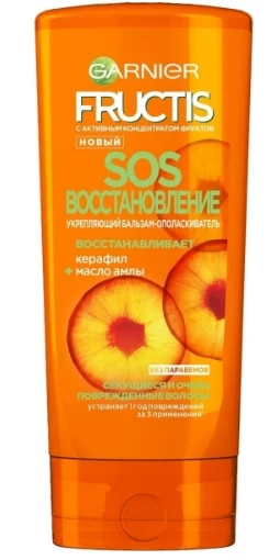 Бальзам-ополаскиватель Garnier Fructis SOS Восстановление Укрепляющий, 200мл