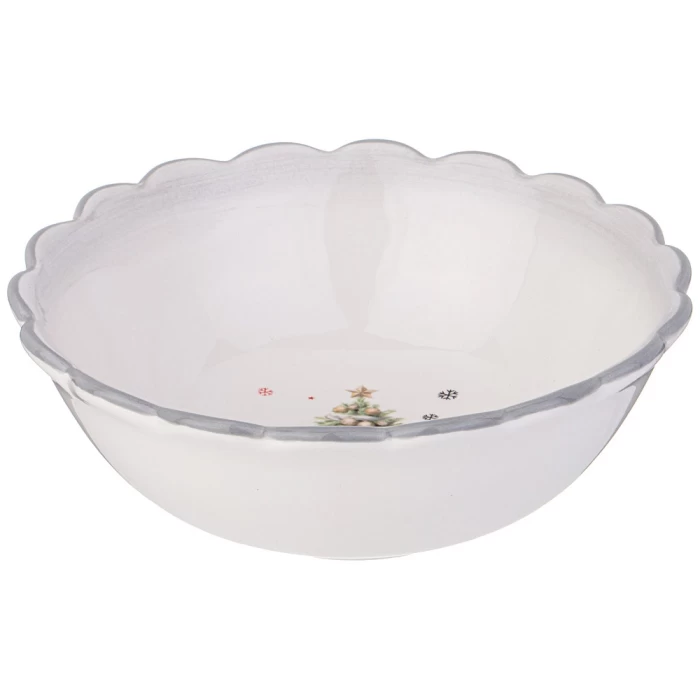 Салатник Agness с новым годом 20,5×7,5см