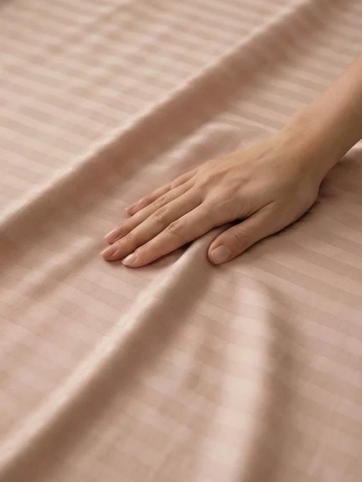 Комплект постельного белья YOTSUBA Полоса Евро Бежевый