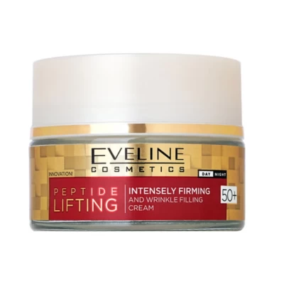  Укрепляющий крем Eveline PEPTIDE LIFTING заполняющий морщины 50+ 50мл