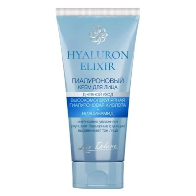 Крем гиалуроновый Liv Delano HYALURON ELIXIR Дневной уход, 50г 