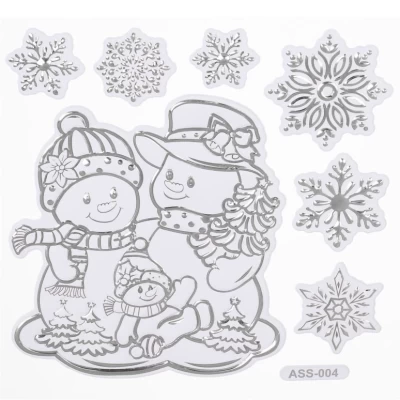 Наклейка декоративная белая Сноу Бум 336-492 16х21см