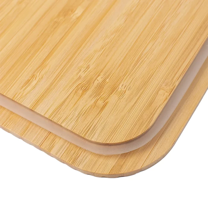 Контейнер стеклянный ТМ "ЦУМ" с бамбуковой крышкой 650мл 7274