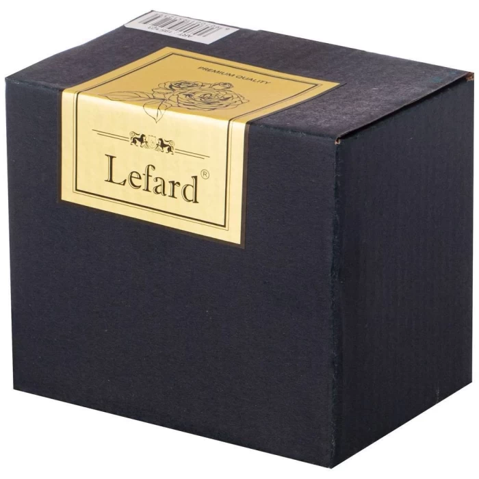 Икорница с ложкой Лебедь Lefard Gold Glass 195-123