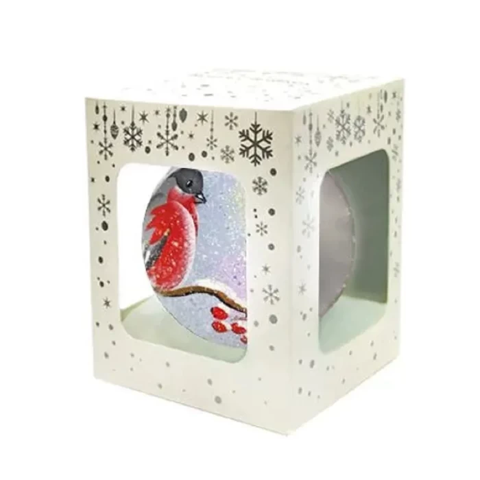 Шар стеклянный Dekart Снегирь в15