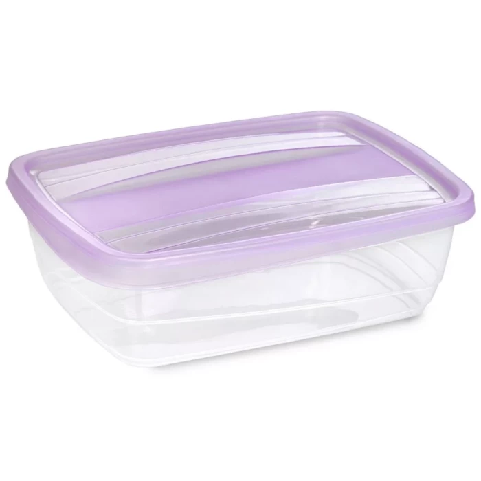 Контейнер прямоугольный ВиолетПласт Fresco Лаванда 1л арт.70010136