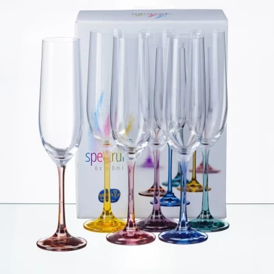 Набор бокалов для шампанского стеклянных Spectrum 6шт 190мл