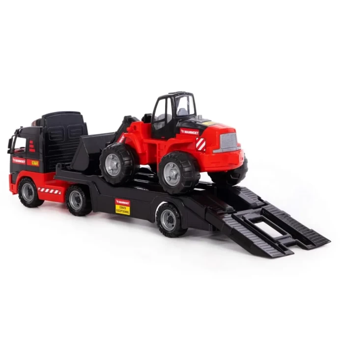 Автомобиль-трейлер + трактор-погрузчик 204-01 MAMMOET