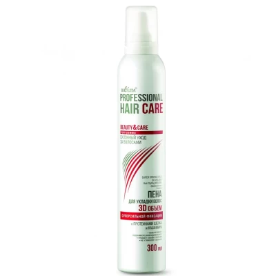 Пена для укладки волос Белита Professional Hair Care 3D Объем 300мл