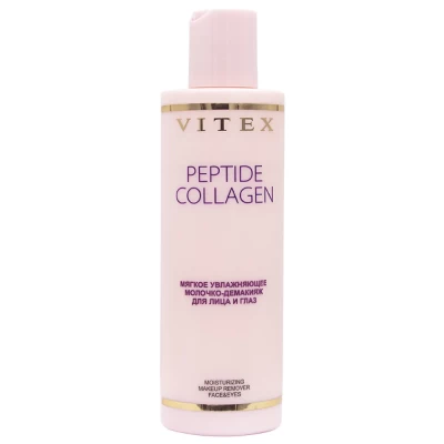 Молочко-демакияж для лица и глаз Витэкс Peptide Collagen 200мл